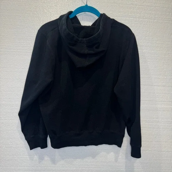 Onque Casuals Black Rhinestone Embellished Zip Up Hoodie Sweatshirt XL - Picture 9 of 9